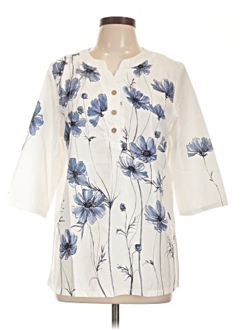 Misslook 3/4 Sleeve Blouse (view 1)