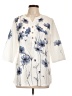 Misslook White 3/4 Sleeve Blouse Size L - photo 1