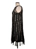 Sandra Darren 100% Polyester Graphic Black Cocktail Dress Size 12 (petite) - photo 5