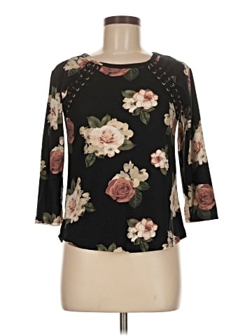 J for Justify 3/4 Sleeve Top (view 1)