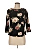 J for Justify Black 3/4 Sleeve Top Size M - photo 1