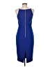 H&M Solid Blue Cocktail Dress Size 8 - photo 2