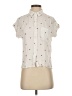 Rails 100% Rayon Hearts Ivory Short Sleeve Blouse Size XS - photo 1