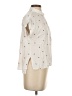 Rails 100% Rayon Hearts Ivory Short Sleeve Blouse Size XS - photo 4