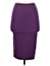 American Apparel Argyle Purple Blue Formal Skirt Size S - photo 1