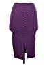 American Apparel Argyle Purple Blue Formal Skirt Size S - photo 2