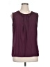 Ann Taylor 100% Polyester Burgundy Sleeveless Blouse Size XL - photo 1