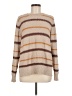 MASON & BELLE Stripes Tan Pullover Sweater Size M - photo 1