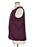 Ann Taylor 100% Polyester Burgundy Sleeveless Blouse Size XL - photo 5