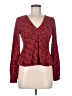 Boden 100% Cotton Red Long Sleeve Blouse Size 6 - photo 1