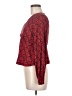 Boden 100% Cotton Red Long Sleeve Blouse Size 6 - photo 5
