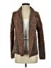 Gap 100% Cotton Tweed Brown Cardigan Size XS - photo 1