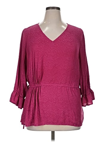 Evri 3/4 Sleeve Top (view 1)