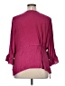 Evri 100% Polyester Burgundy 3/4 Sleeve Top Size 1X - photo 2