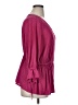 Evri 100% Polyester Burgundy 3/4 Sleeve Top Size 1X - photo 4