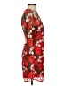 Finders 100% Polyester Print Red Cocktail Dress Size S - photo 4