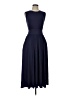 Assorted Brands Solid Blue Cocktail Dress Size L - photo 1