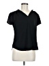 41Hawthorn 100% Polyester Black Short Sleeve Blouse Size M - photo 1