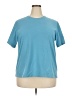 Lands' End Solid Blue Active T-Shirt Size 2X - photo 1