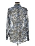 TWO by Vince Camuto Animal Print Blue Long Sleeve Blouse Size M - photo 2