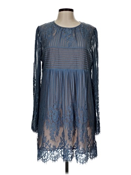navy blue dresses with sleeves ZAPAKA Women Evening Dress Navy Bat Sleeves Chiffon Formal Dress with Slit, Navy / XL main image 0