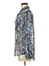 TWO by Vince Camuto Animal Print Blue Long Sleeve Blouse Size M - photo 5