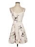 Margot 100% Polyester Floral Ivory Cocktail Dress Size S - photo 1
