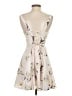 Margot 100% Polyester Floral Ivory Cocktail Dress Size S - photo 2