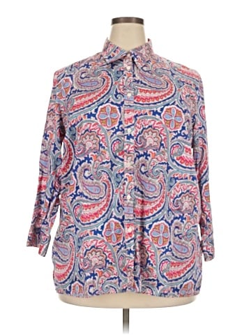 Lauren by Ralph Lauren Long Sleeve Button-Down Shirt (view 1)