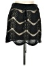 Unbranded 100% Polyester Chevron-herringbone Black Casual Skirt Size M - photo 1