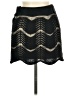 Unbranded 100% Polyester Chevron-herringbone Black Casual Skirt Size M - photo 2