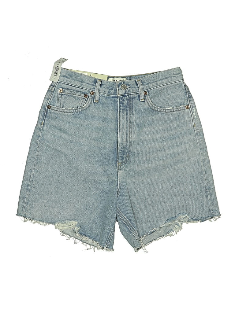 Agolde Denim Shorts In Blue