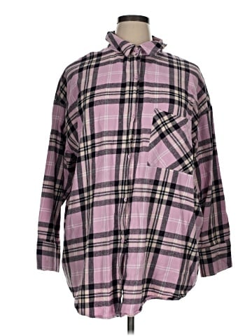 Divided by H&M Long Sleeve Button-Down Shirt (view 1)
