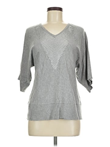 Christopher & Banks 3/4 Sleeve T-Shirt (view 1)