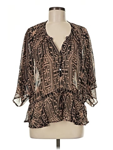 Willi Smith 3/4 Sleeve Blouse (view 1)