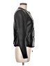 St. John 100% Leather Black Jacket Size 6 - photo 4
