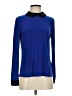 CeCe Blue Long Sleeve Blouse Size S - photo 1