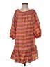 Assorted Brands Argyle Orange Casual Dress Size XS - photo 1