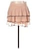 Zara 100% Polyester Solid Tan Formal Skirt Size L - photo 1