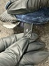 Parker Smith Solid Blue Jeans Size 27 waist - photo 9