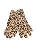 Unbranded Animal Print Tan Gloves Size M - photo 1