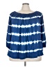 Chaps Blue 3/4 Sleeve Blouse Size 3X - photo 1