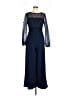 JS Collections 100% Polyester Blue Jumpsuit Size 10 - photo 1