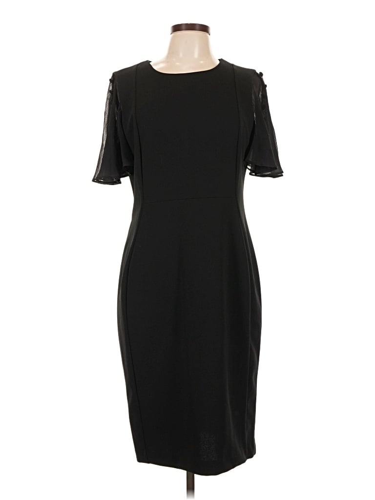 Pre-owned Calvin Klein Cocktail Dress In Black