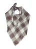 Maurices Plaid Gray White Scarf One size - photo 1