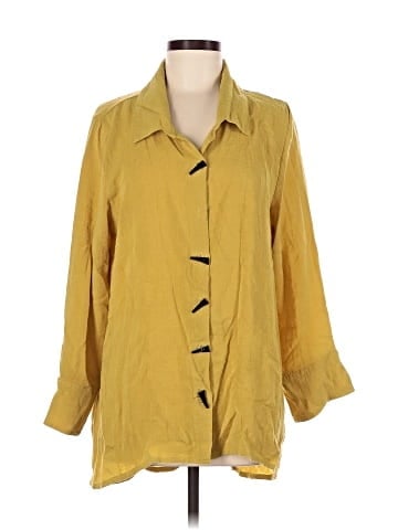Peck & Peck 3/4 Sleeve Button-Down Shirt (view 1)