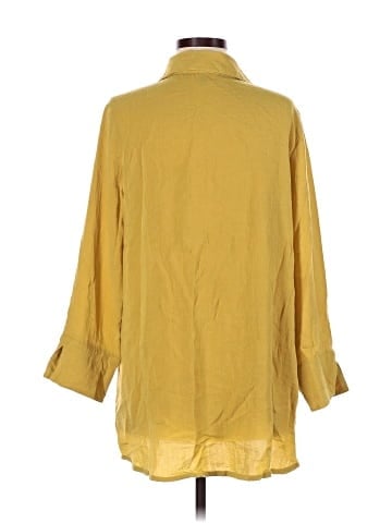 Peck & Peck 3/4 Sleeve Button-Down Shirt (view 2)