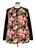 Lularoe Floral Black Kimono Size 3X(24-26) - photo 1