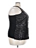 Cocomo Silver Black Sleeveless Blouse Size 3X - photo 4
