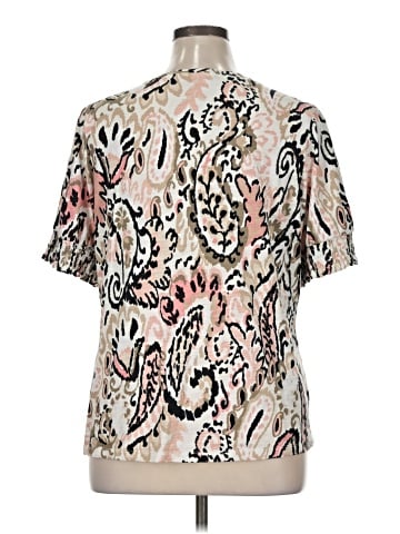 Belle By Kim Gravel Short Sleeve Blouse (view 2)